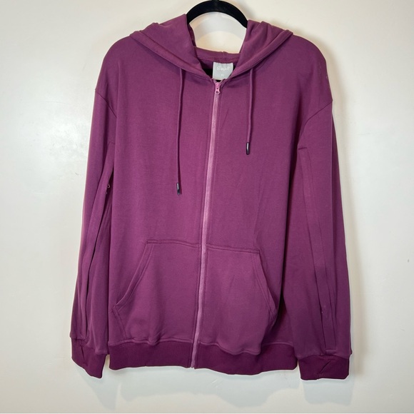 Bewell IV Zip Hoodie Plum XL - Picture 3 of 8